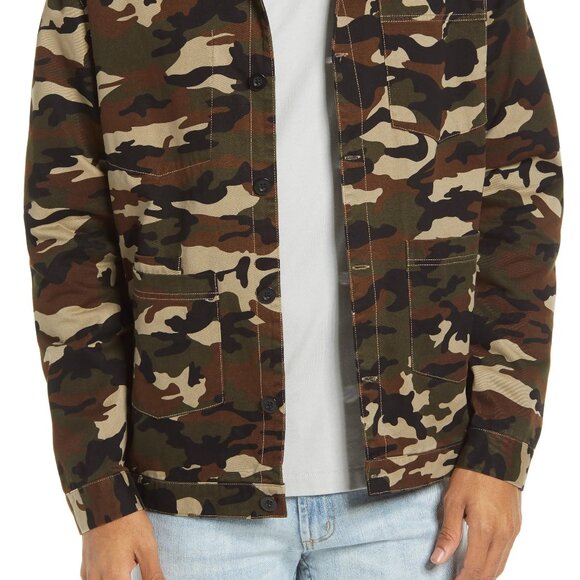 ELEVEN PARIS Mens Lazio Camo Jacket Size-Small Color-Camo - Picture 2 of 2